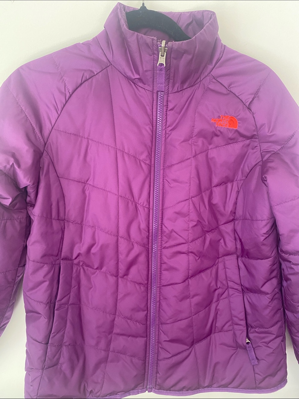 The North Face Purple Quilted Insulated Puffer Jacket